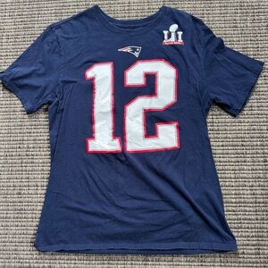 Nike Tom Brady Super Bowl 51 Patriot  Short Sleeve Tee